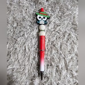 Skull Beaded pen